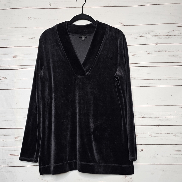 Talbots Tops - Talbots Luxe Velour V-Neck Tunic